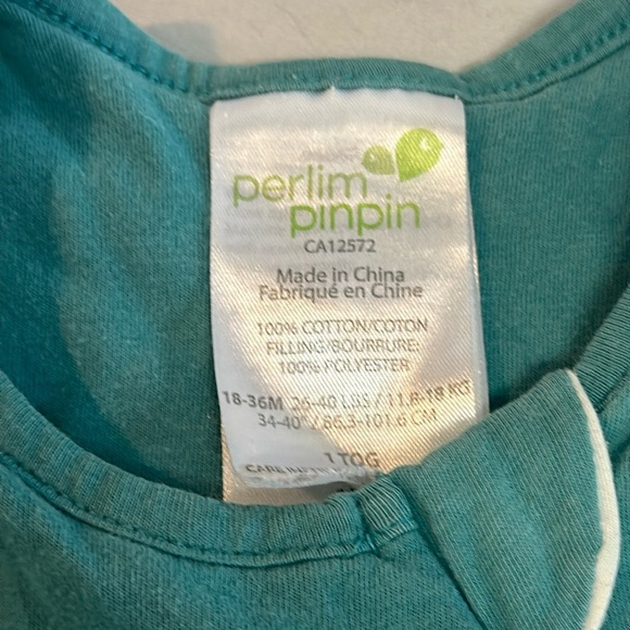 Perlim Pinpin - 1.0 TOG cotton Baby Sleep sack - Picture 2 of 6